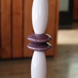 Ceramic column lamp pastel tones, 90s