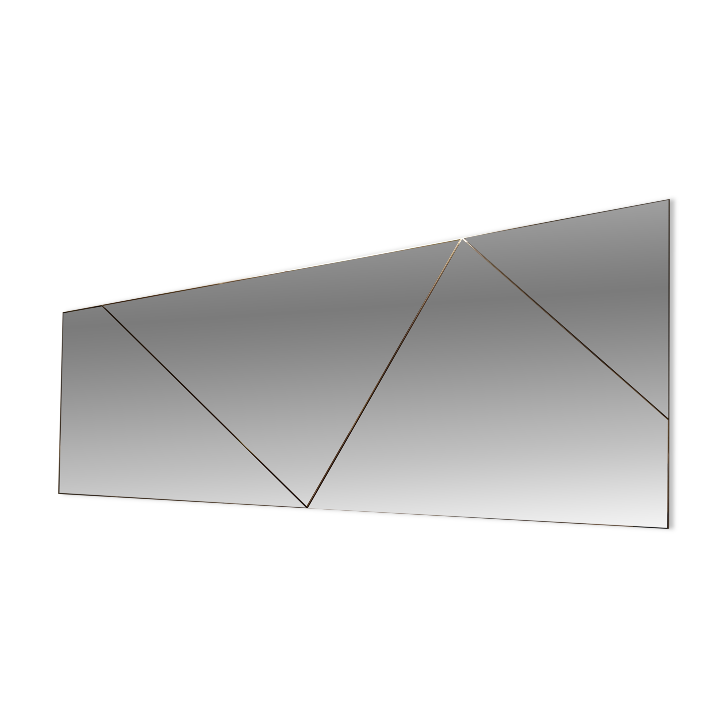 Mirror Ligne Roset 180 cm + wall light – Contemporary design