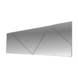 Mirror Ligne Roset 180 cm + wall light – Contemporary design