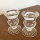 Glass candle holders