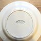 Set of 4 mismatched blue Terre de Fer soup plates