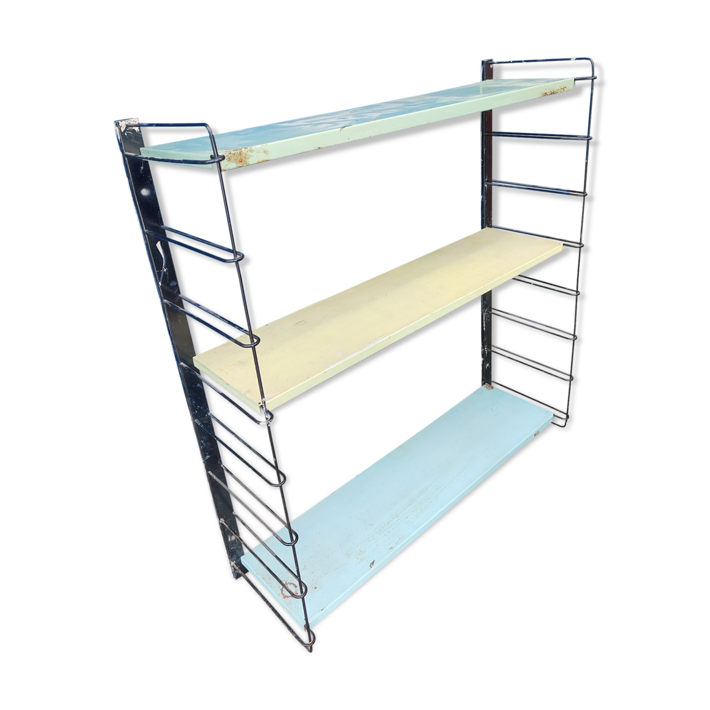 Vintage Tomado Holland Library Wall Shelf
