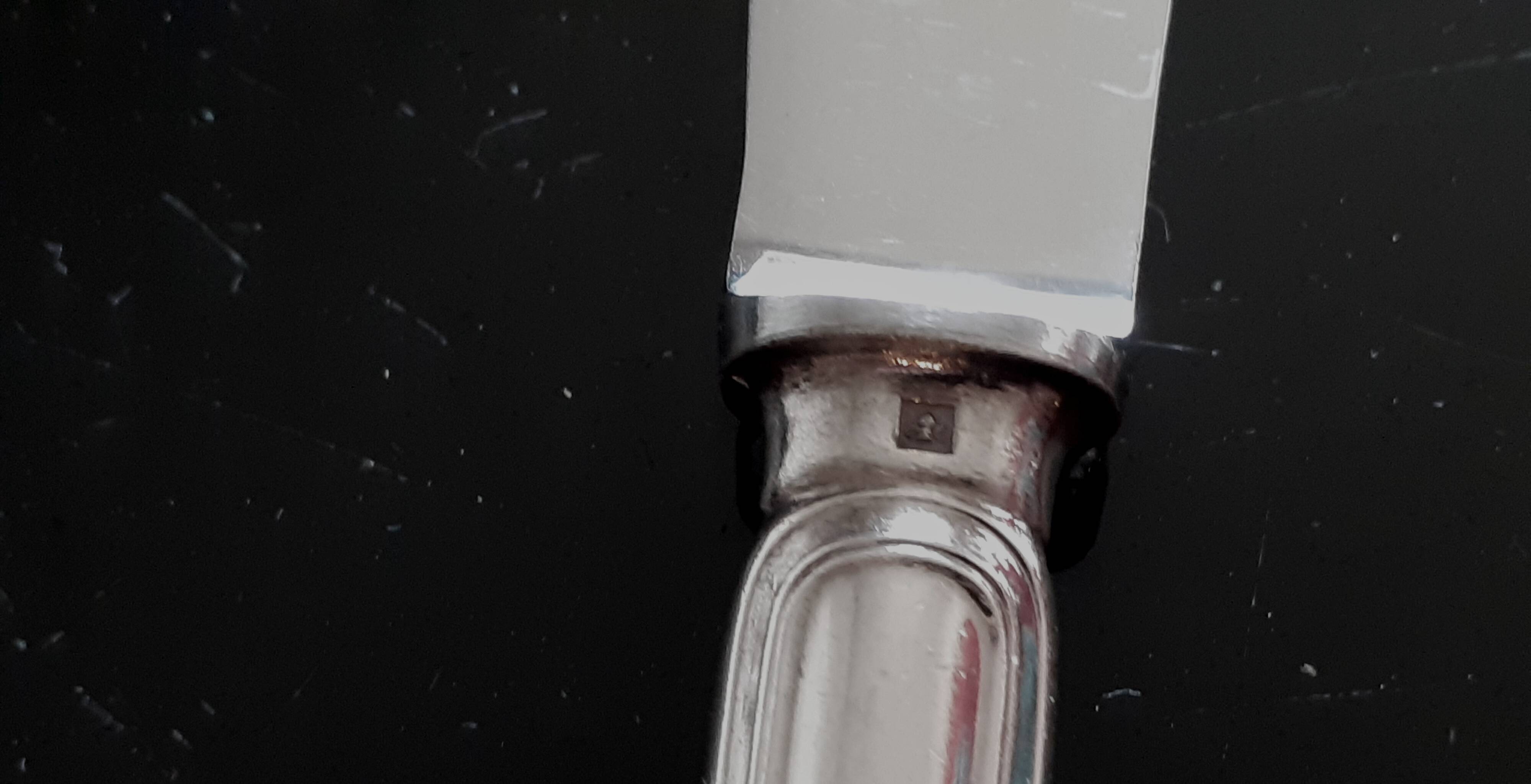 Christofle / 18-piece set, silver-plated metal spatours model