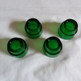 Set of 4 glass shells