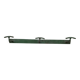 Vintage 1950s Green Metal Wall Coat Rack x3 #E