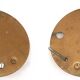 Beautiful pair of wall lights, gold metal, wheat ears, vintage, 48 cm, excellent condition.