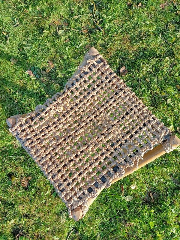 Tabouret rétro bambou