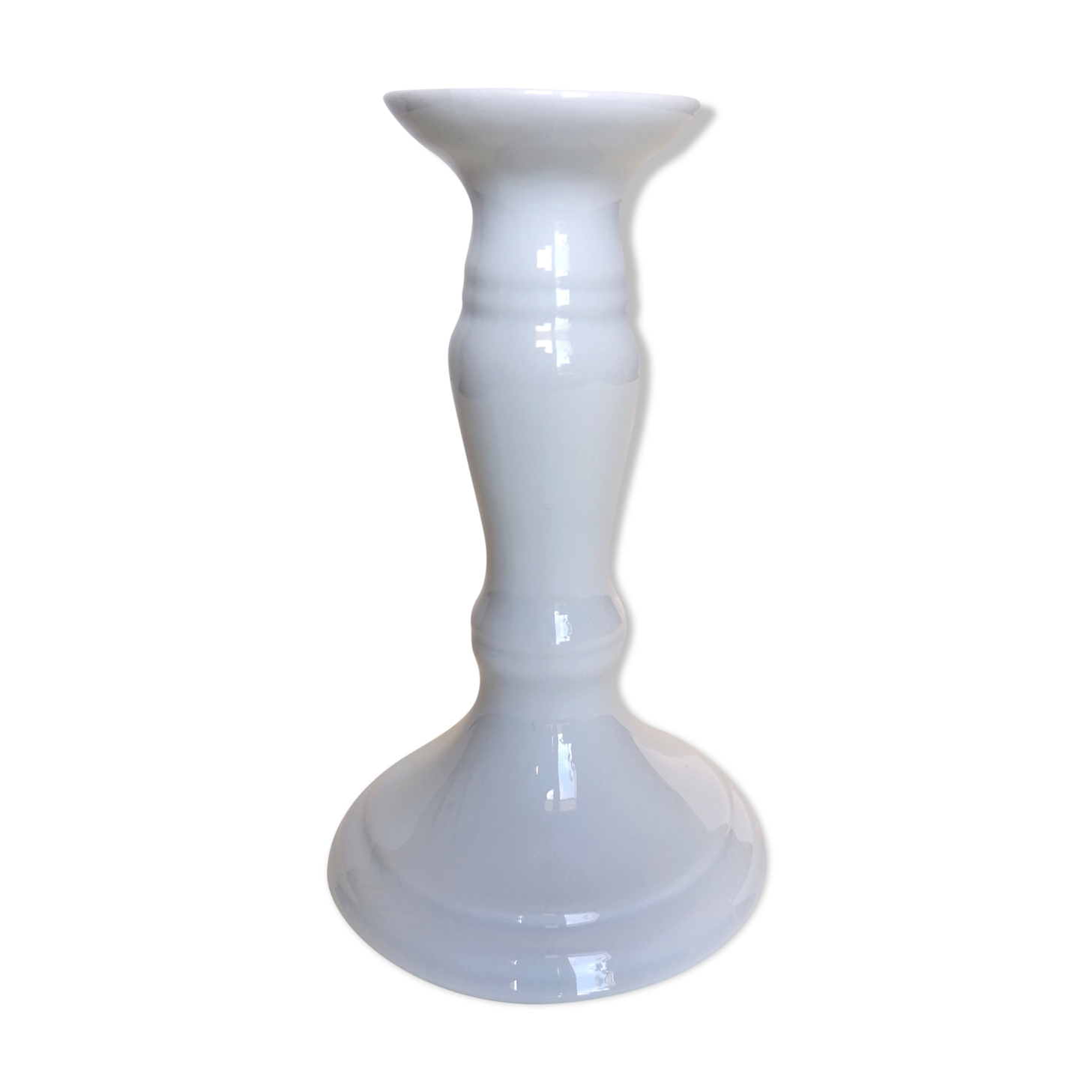 Limoges white porcelain bougeoir