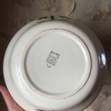 Salins France salad bowl with yellow flower decoration