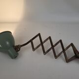 Accordion wall lamp sheet metal 50s