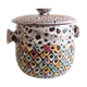 Polychrome cermal pot by FPP Vallauris / vintage 60s