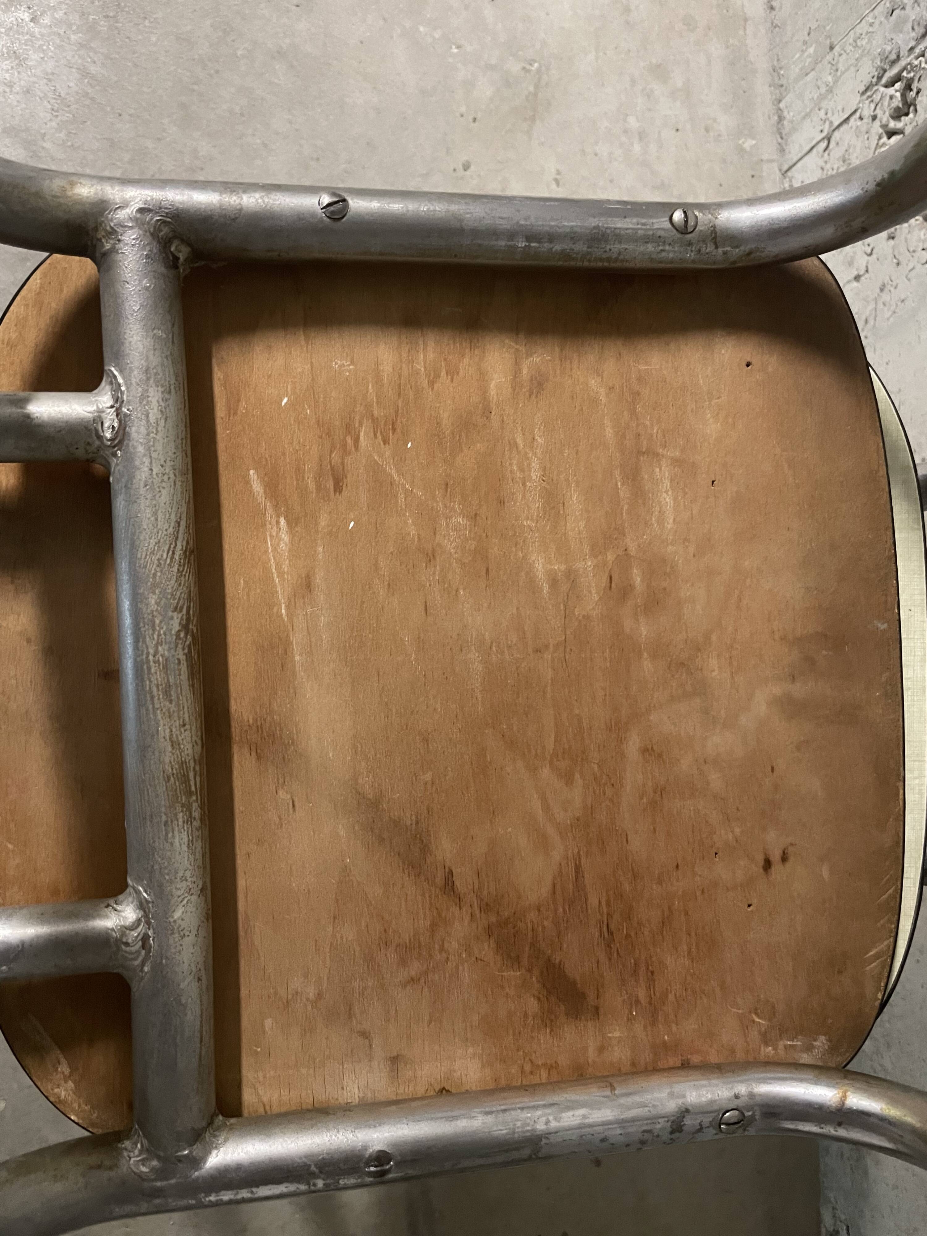 Pair of Formica chairs from the 1960s.