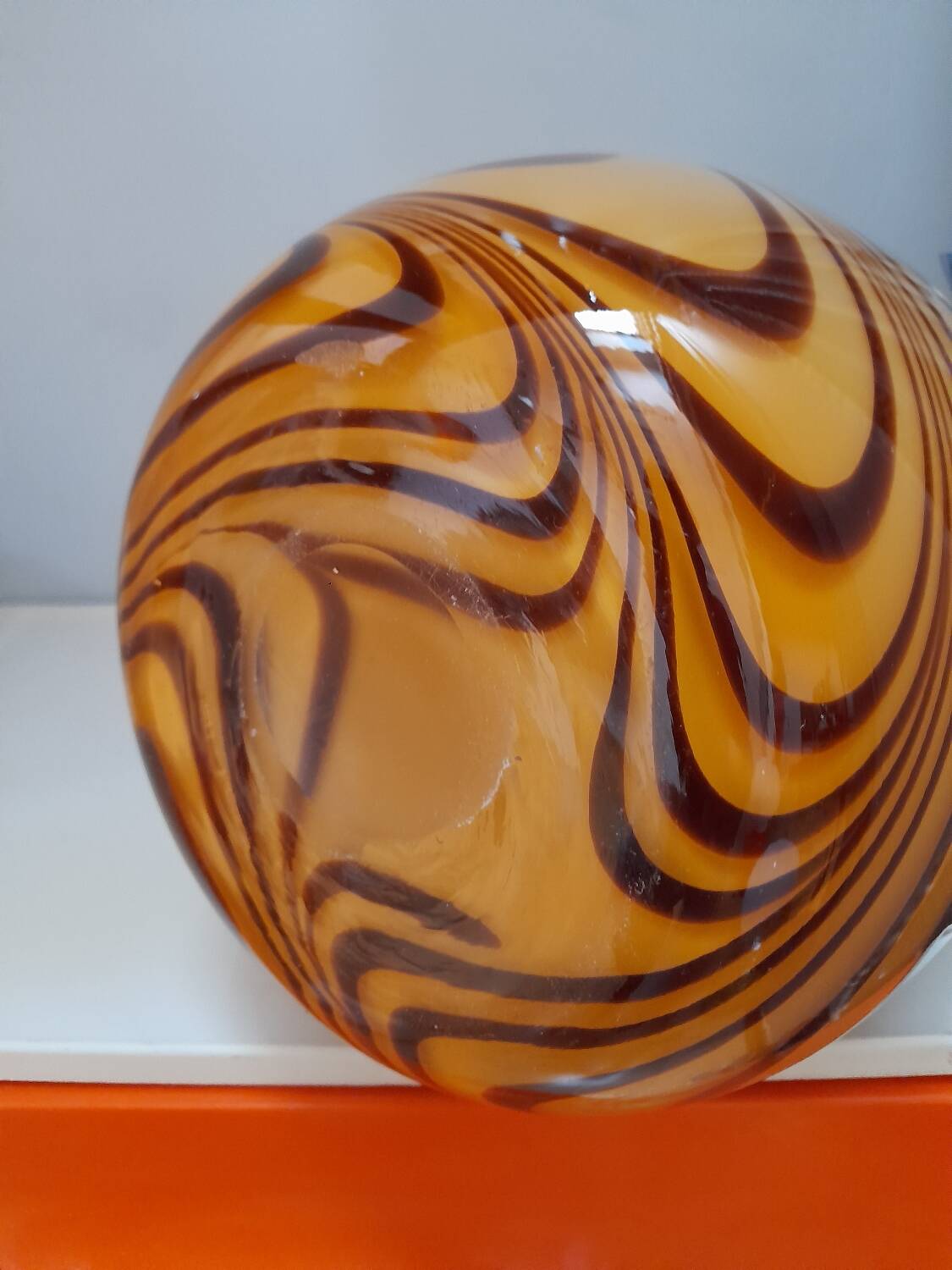 Carlo Moretti vase, Murano 1970.