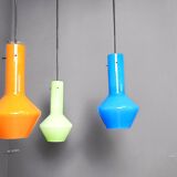 Vintage italian murano glass chandelier, 1960s