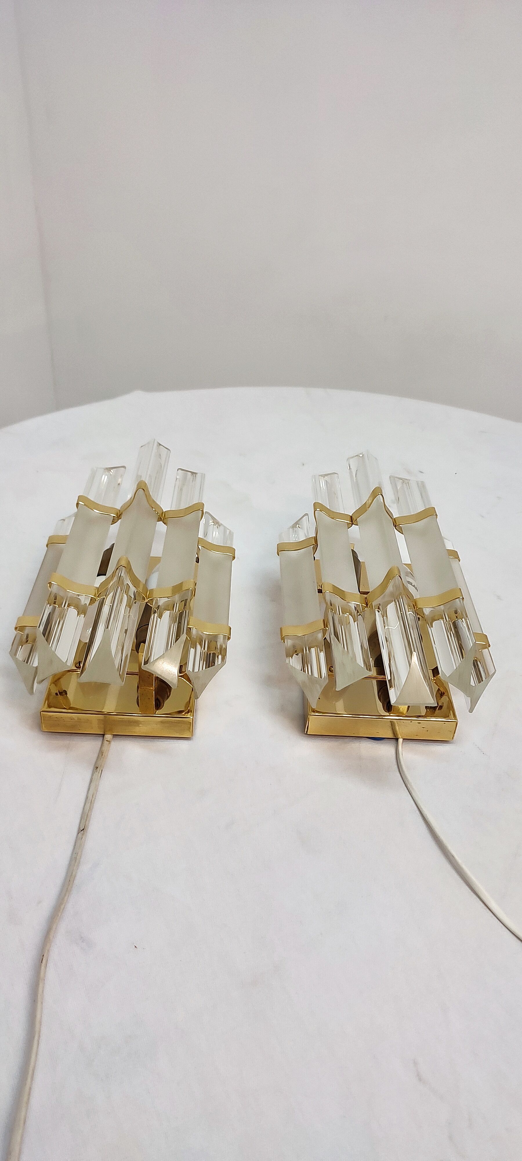 Appliques "Venini" of Murano glass. Italy 1980s.