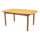 Table en frêne, design danois, années 1960, designer : Gunnar Falsig, fabricant : Holstebro Möbelfabrik