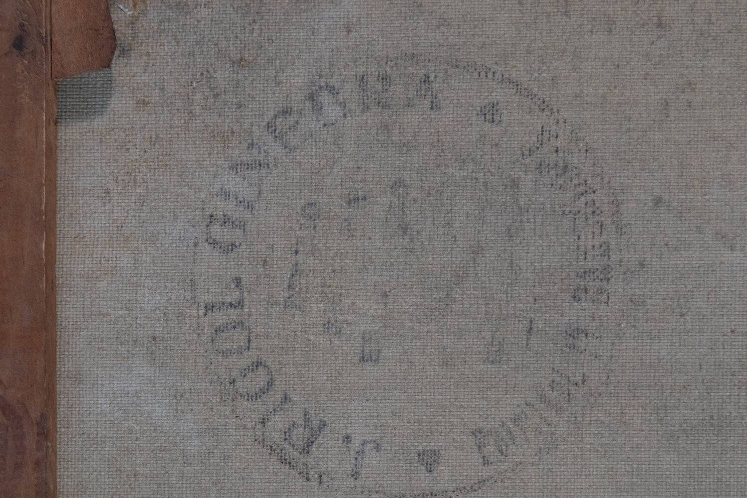 Jaquim Mir - Study of a Church - Stamped Reverse Mvseos Mvnicipa De Barcelona Copia