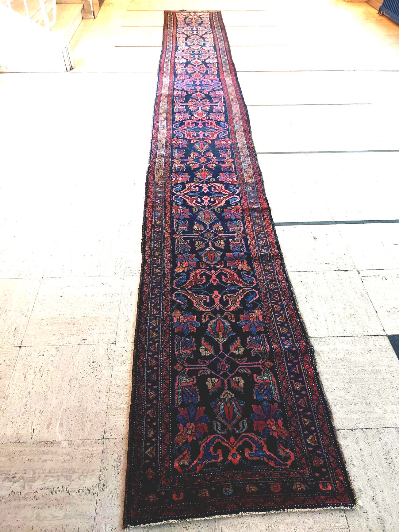 Tapis de galerie persan Maleyer , 615x80.
