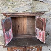 Nepalese furniture with photo of the king