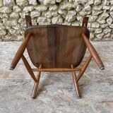 Dutch wooden armchair, 1960