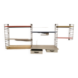 Triple shelf with Tomado desk (metal)