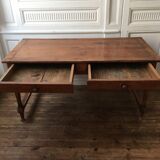 Solid wood farm table