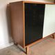 Buffet vitrine vintage pieds compas portes coulissantes