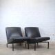 Pair of "Tempo" low chairs by Joseph André Motte for Steiner 1960s
