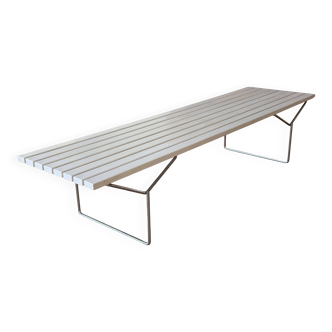 Harry Bertoia designer bench for Knoll International circa 1970