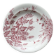 Round serving dish, old ironstone S&G - Decorated with birds and vegetation.