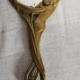 Hand mirror Art Nouveau 1900 circa 11x24cm