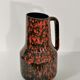 Ceramic drip glaze vase by Scheurich West Germany, 1960's