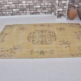 Neutral Oushak Vintage Carpet sku1833
