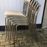 6 vintage Souvignet chairs