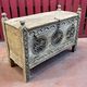Pakistan, Swat Valley, former Cedar Wood Wedding Chest Fully Carved by Hand