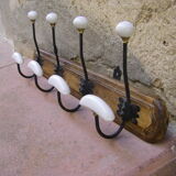 Vintage wall coat rack