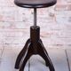 Art Deco Piano Stool in Beech and Iron, Czech, 1940s