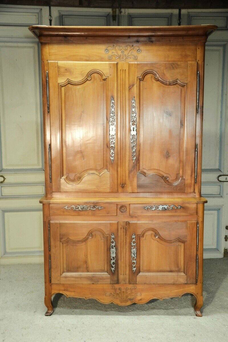 Two-Body Cherrywood Buffet, Perche Region, 19th Century