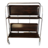 Folding trolley in formica and vintage chrome from the 70s