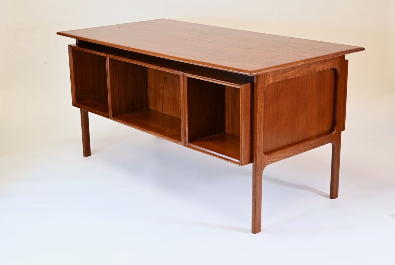 Vintage Danish teak office by Arne Vodder