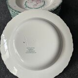 12 hollow plates, Penthièvre service from Wedgwood
