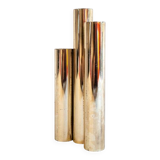 Silver-plated metal vase by Lino Sabattini, 1970