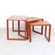 Danish design teak nesting tables, 1970s