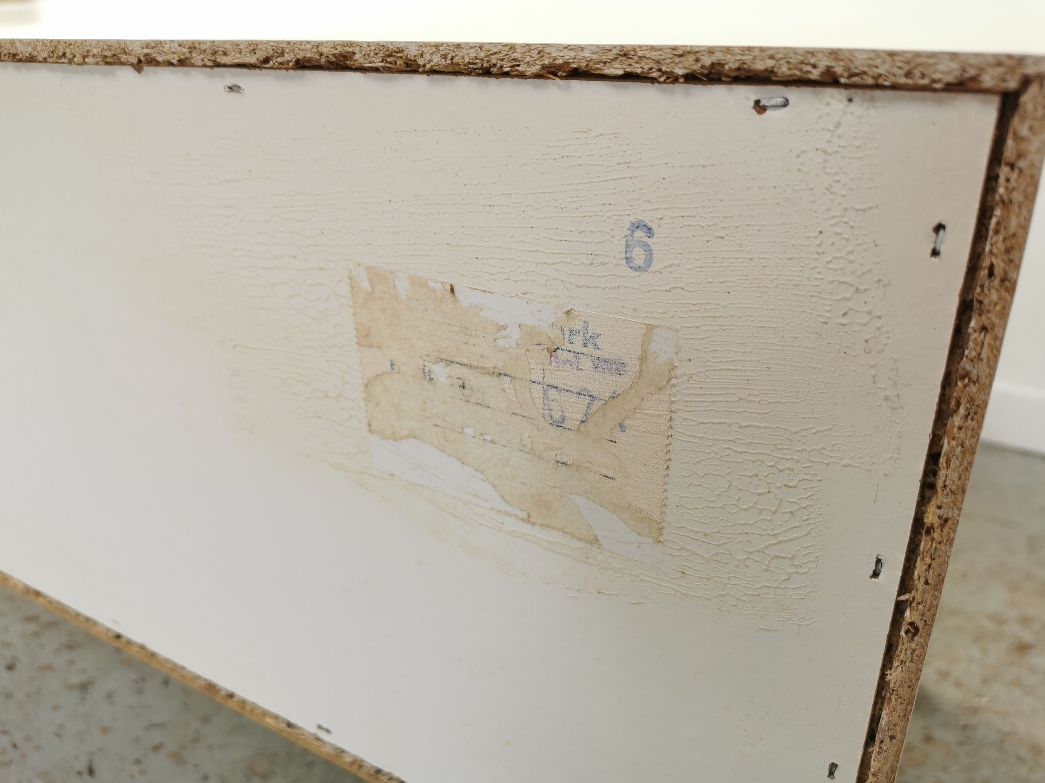 Bedside chest of drawers vintage design 1970