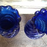 Pair of glass vases