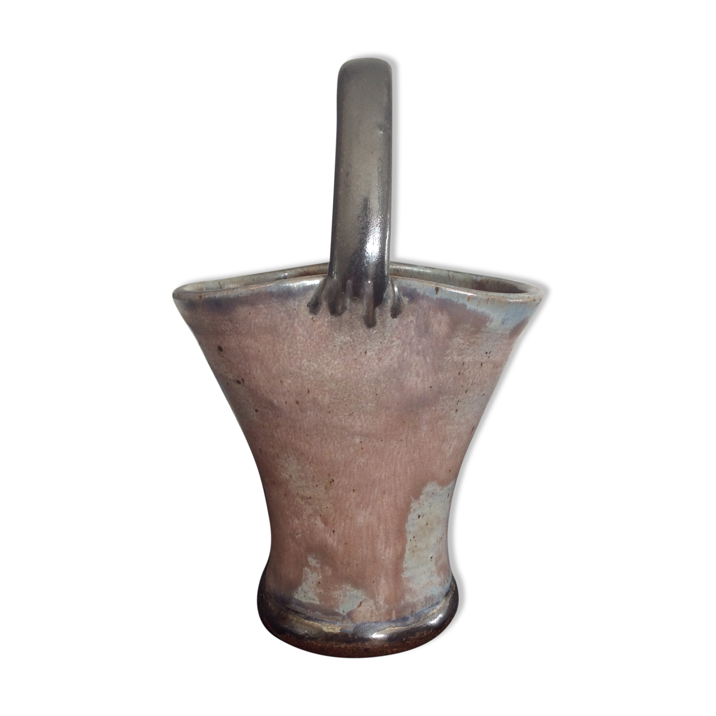 Signed vintage ceramic bouquet vase