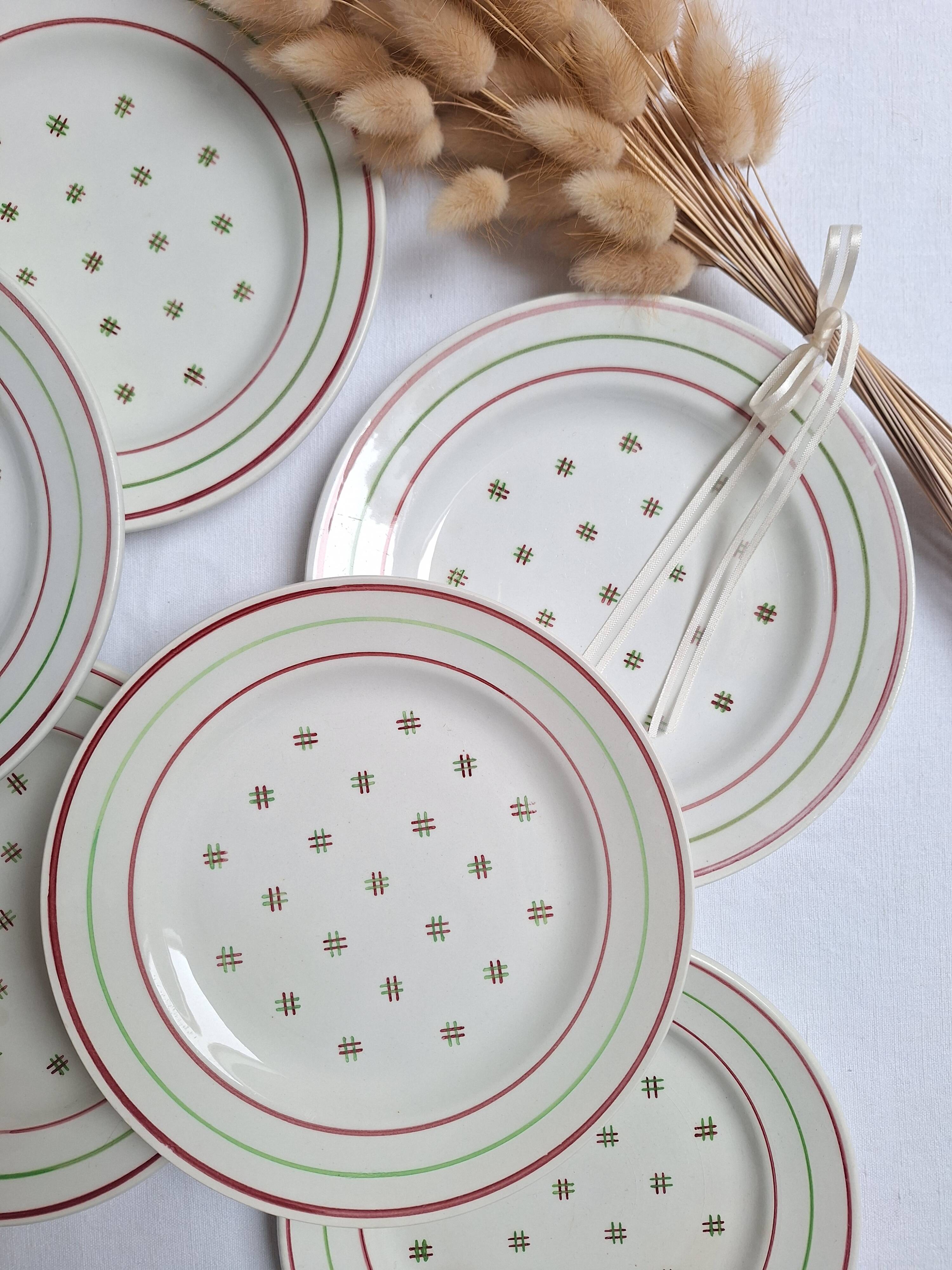 Assiettes à dessert Luneville KG Flan Impérial