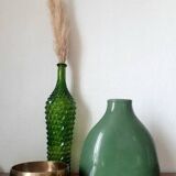 Green designer ceramic vase