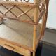 Vintage bar service of the 60s-70s in rattan