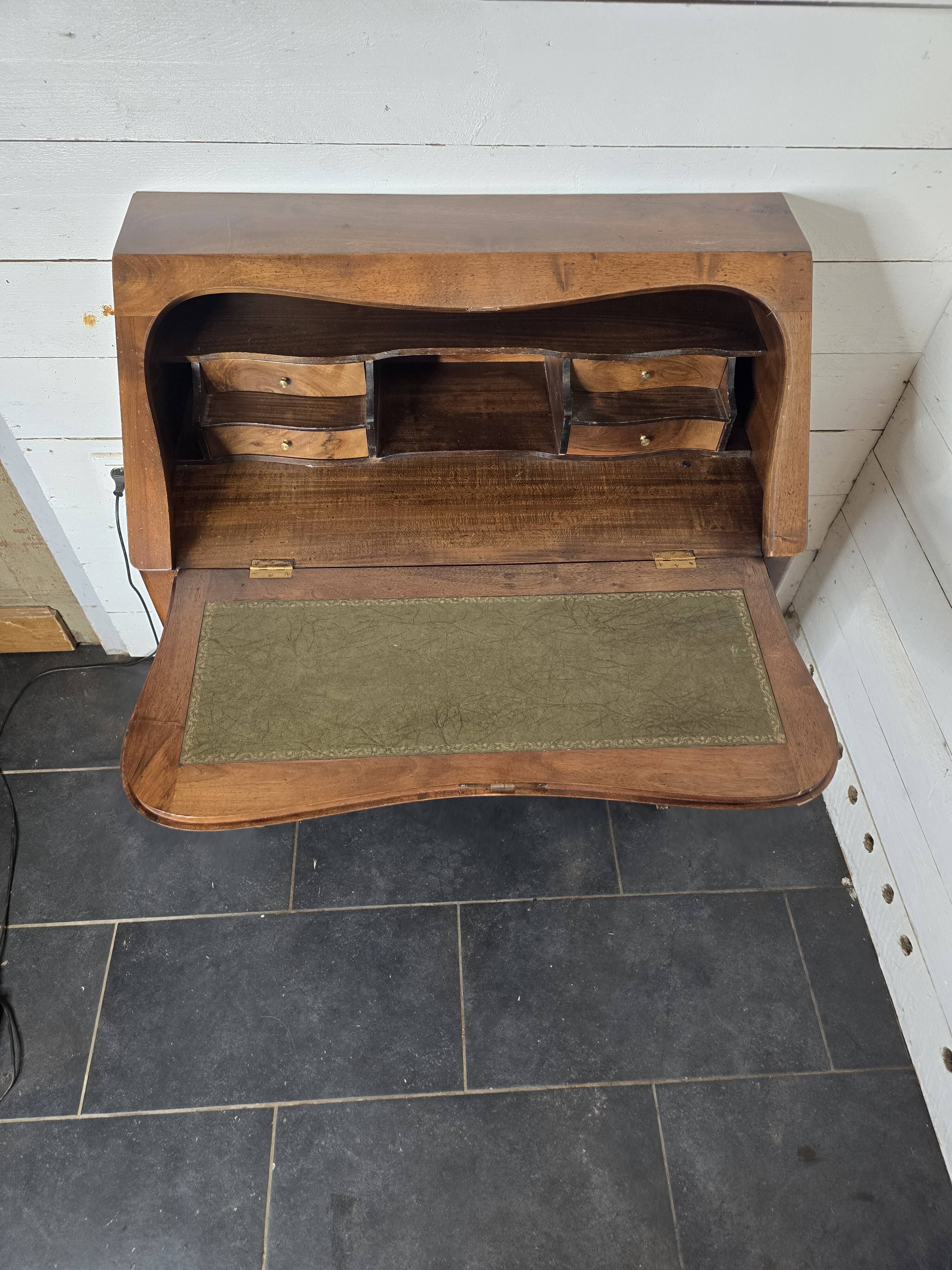 Walnut donkey desk
